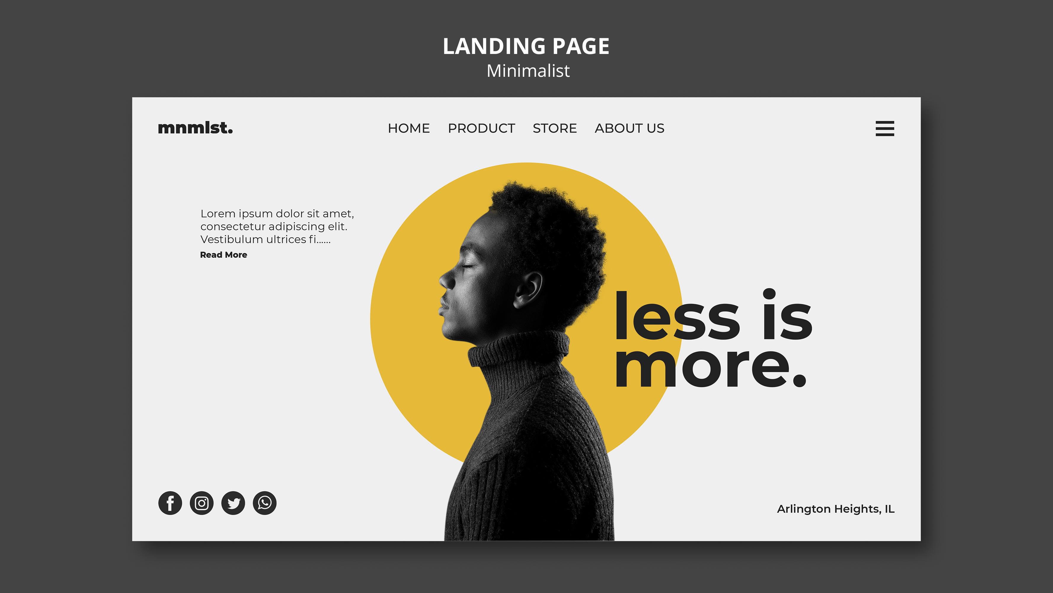 Minimalist Landing